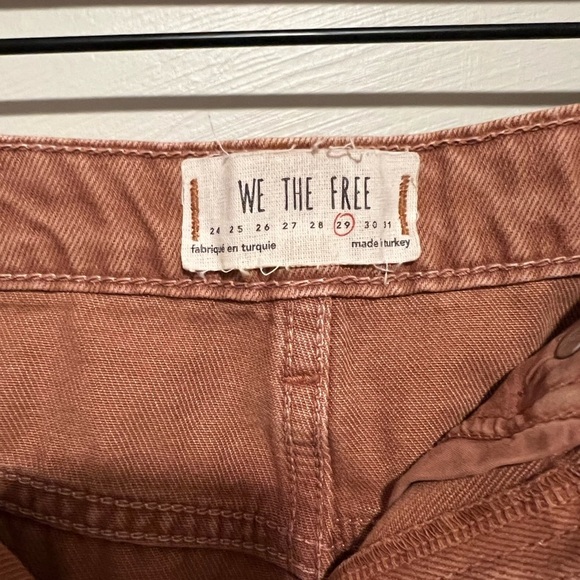 Free People Distressed Button-Up Mini Skirt Size 29 - Picture 9 of 9